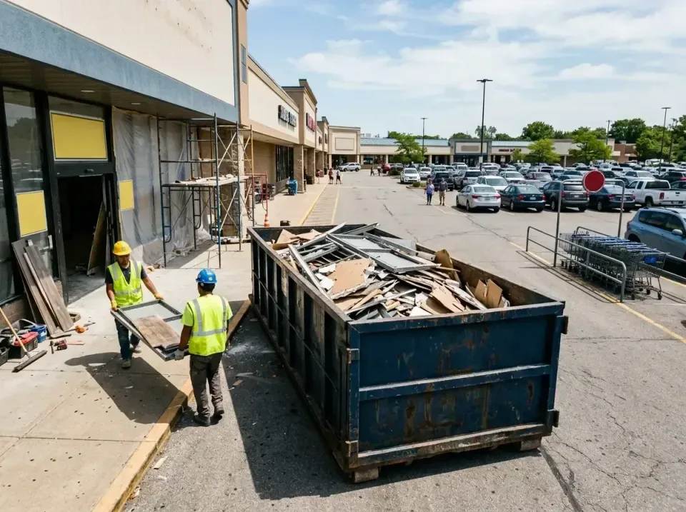 retail-store-renovation-debris-003 — frequently asked questions, Roll-off Dumpster Rentals in Le Claire, IA